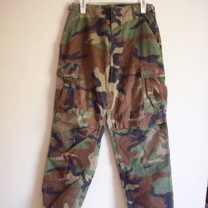 Real US Army Military Camouflage Pants SZ-Small